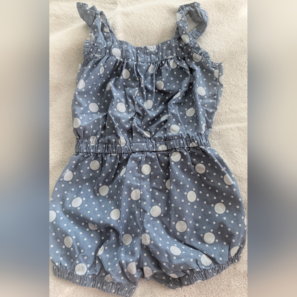 Little Girl U.S. Polo Assn Romper - Picture 7 of 8